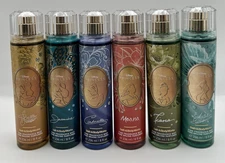 Bath & Body Works Disney Princess Complete 6pc Set Full Size Fragrance Mist 8oz