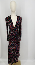 Yumi Kim Sabine Jersey Asymmetrical Geometric Wrap Dress XS Size 10130231