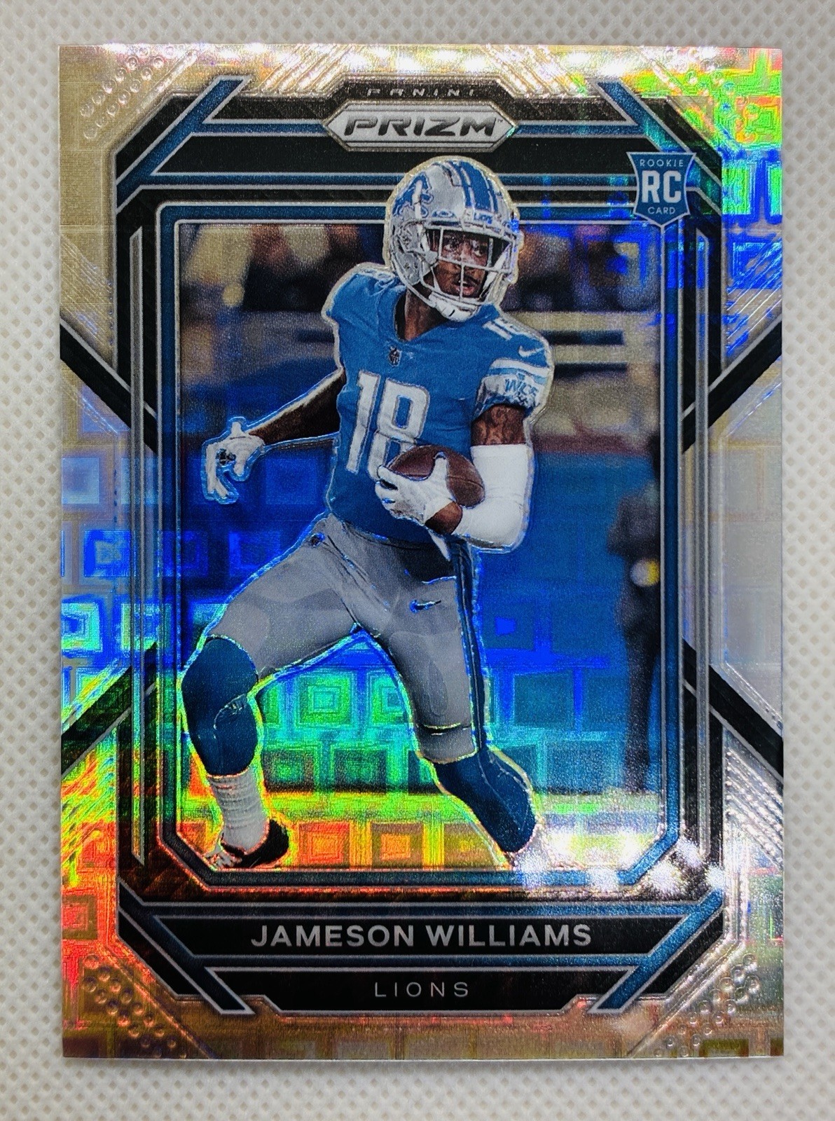 Jameson WIlliams 2022 Panini Prizm Pandora Prizm #311 (RC) /400 Detroit Lions