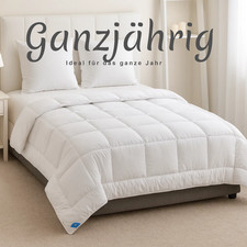 Ganzjahresdecke Baumwolle – Für Allergiker, Waschbar 60°C | 140x200–220x200