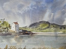Doe Castle County Donegal Watercolour Painting - Signed Original 