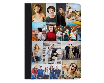 Individuelle Fotocollage iPad Hülle Personalisiert Bild Flip Leder iPad Case 11.