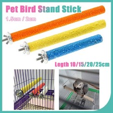 Pet Bird Parrot Stand Stick Chew Paw Grinding Toys Branch for Budgie Cage