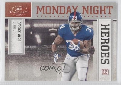 2009 Donruss Classics Monday Night Heroes Silver 71/250 Derrick Ward #11 0a2