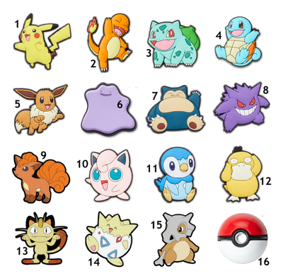 Genuine CROCS JIBBITZ Pokemon Jibbitz Charms Pick 2/3/4/5/6  display picture 1