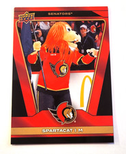 Spartacat Mascot Ottawa Senators 2025-26 Upper Deck Team Pack 3 NHL hockey card