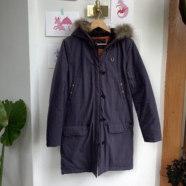 Women Fred Perry Jacket Grey 36 / S / 44