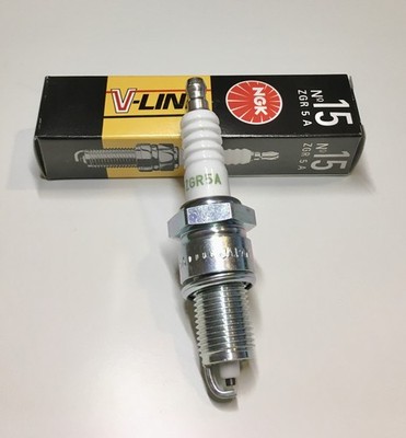 4x NGK ZGR5A Zündkerze V-Line 15 Spark Plug Bougie d´Allumagne Candela di accens