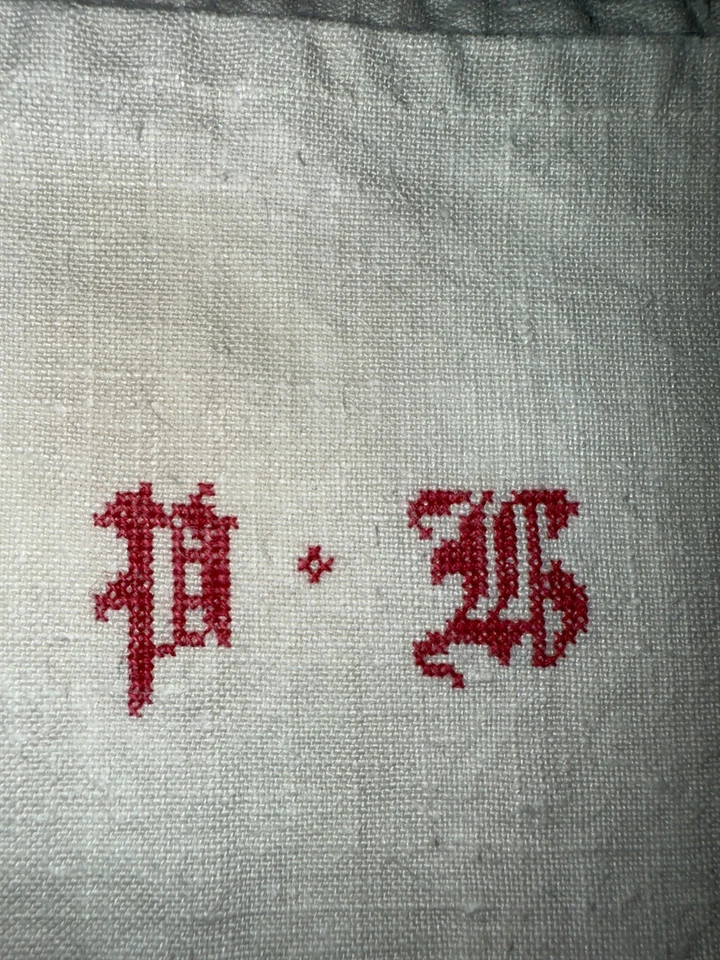 5 torchons anciens pur lin liteaux blancs    83 cm x 70 cm, réf T226 - Photo 3/4