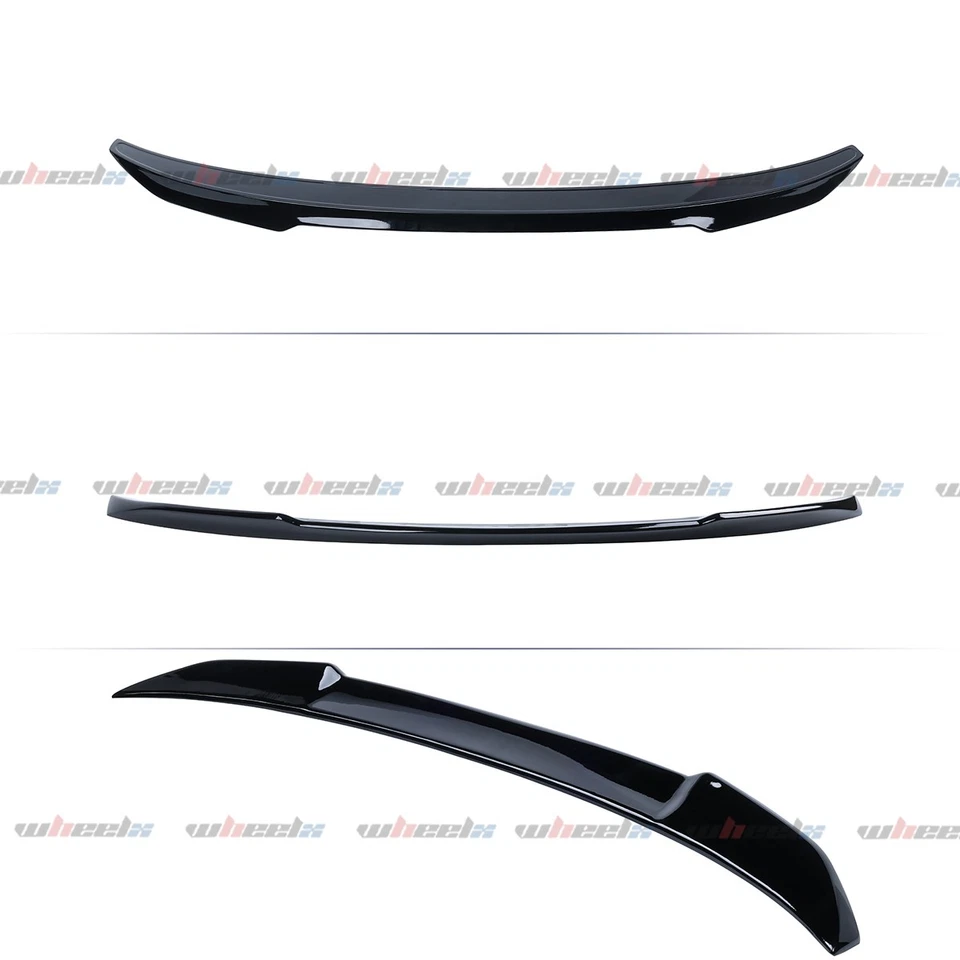 FITS 2017-23 BMW 5-SERIES G30 530I 540I M550I CS STYLE GLOSS BLACK TRUNK SPOILER - Image 2 of 4