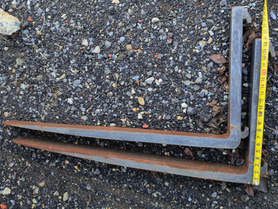 #ad CASCADE Forklift Forks 44quot; long 4quot; wide 21quot; high Heavy Duty $500.00