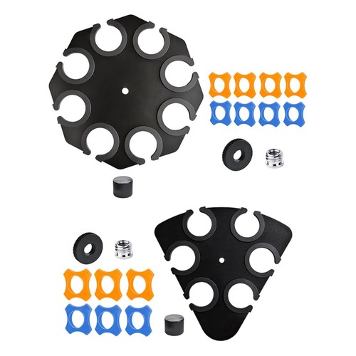 Multi -Mikrofonhalter hält bis zu 6/8 Mikrofon mit Ringen Mikrofonständer NEU - Bild 1 von 15