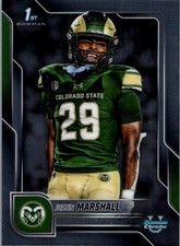 Justin Marshall 2025 Bowman University Chrome #135 Colorado State 1st Bowman