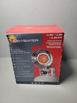 #ad Mr. Heater MH15T Outdoor Propane Heater 15000 BTU Single Burner Tank F242100 $39.99