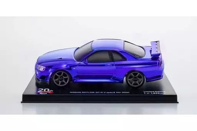 ミニカー Kyosho Nissan Skyline KYOSHO 1/27 Scale MINI-Z AWD Nissan Skyline GT-R V Spec II Nur R34