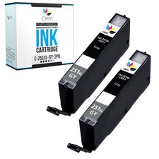 2PK CLI-251XL Gray Ink Cartridges for Canon PIXMA iP8720 MG6320 MG6620 MG7120