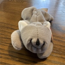 Ty Teenie Beanies Gray Plush 1993, Ages 3-7, Age Level 3-4 4-7