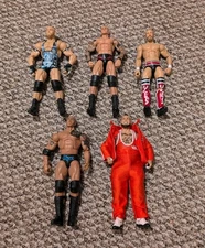 Lot 5 WWE Elite Series Randy Orton Rock Ryback Daniel Bryan Brodus Clay Mattel