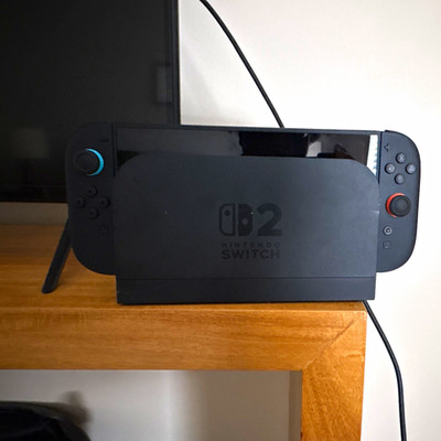 Nintendo Switch 2 Black Console w/ Dock + Joy-Con Controllers, 256GB 4K Wi-Fi