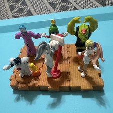 COMPLETE SET 6 1996 MCDONALD'S HAPPY MEAL SPACE JAM LOONEY TUNES WARNER TOYS