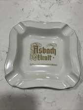 Vintage Asbach Uralt German Ashtray Gold-Rimmed Cigar Cigarette Ashtray Heinrich