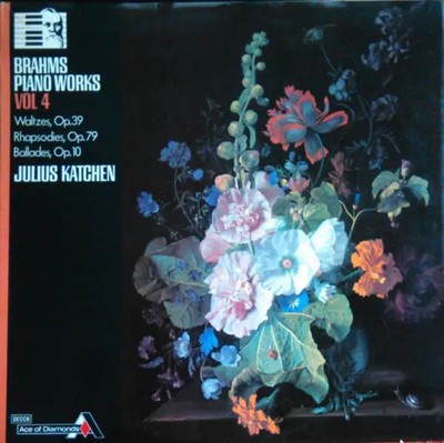 Brahms , Julius Katchen Brahms Piano Works Vol. 4 NEAR MINT Decca Vinyl LP