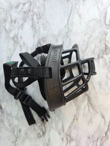 Baskerville Ultra Muzzle Size 5 Black Rubber Custom Heat Shaping Breathable