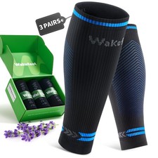 3 Pairs Calf Compression Sleeve Men Women Leg Running Hiking Sports Support