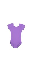 Capezio Short Sleeve Leotard - Girls, Vibrant Violet, Intermediate