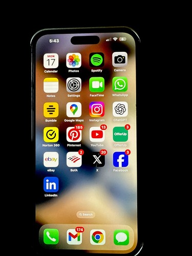 Lila Apple iPhone 14 Pro Max A2651 Fabrik entsperrt 256GB IOS 18.3.2 - Bild 6 von 14