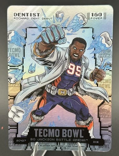 Bo Jackson Battle Arena Tecmo Bowl SC427 Silver Coin Ice Dentist Richard Dent SP