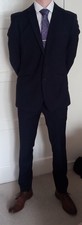 Primark Suit In Deep Blue Suitable For Prom. Slim Fit. Worn Twice.