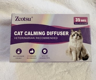 Zcotsu Cat Calming Diffuser Refill Kit- 35 Days Pheromone Formula