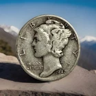 1942-D 10C Mercury Dime 90% Silver Circulated As Pictured # MD 1942-D CAP