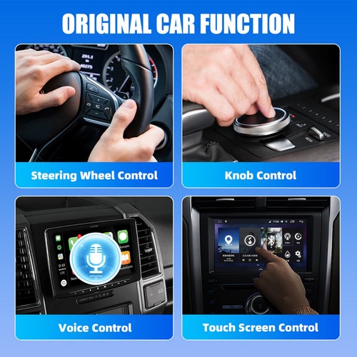 USB CarPlay Wireless Adapter 2-in-1 for iPhone Android Auto Compact Size Design - Picture 17 of 18