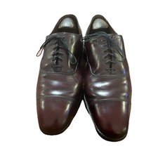 Allen Edmonds "PARK AVENUE" Cap-Toe Oxfords 10.5 D Mahogany Made in USA EUC!!