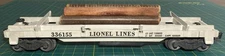Lionel Post War 3361 Flat Car w/Load O Gauge