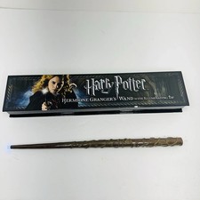 Harry Potter Hermione Granger Wand Illuminating Tip Wizard Noble Collection 2016