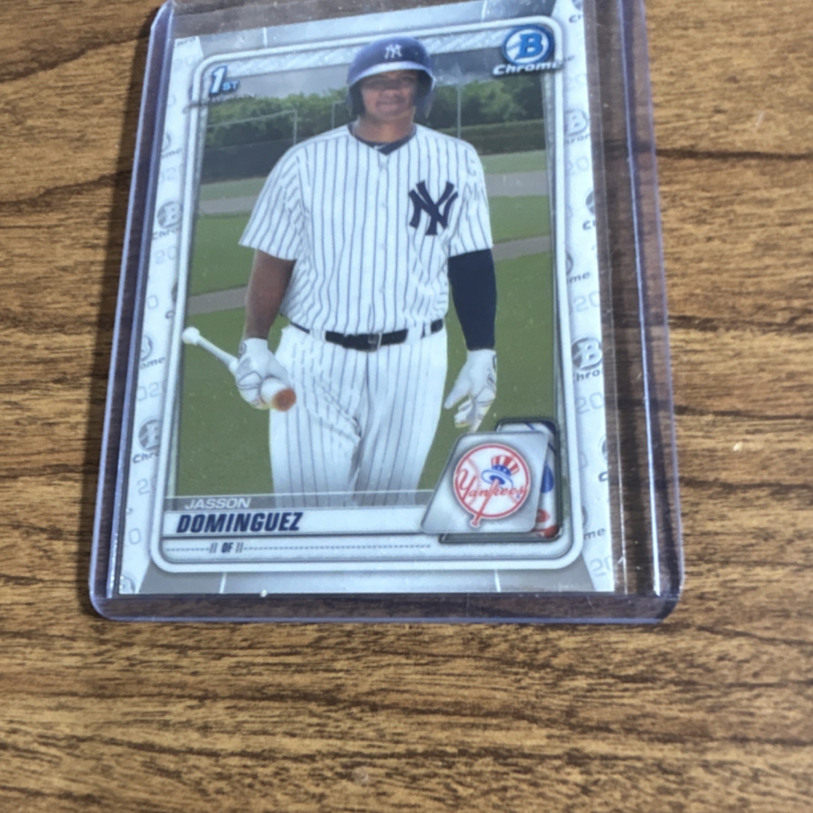 Topps 2020 Bowman Chrome Jasson Dominguez New York Yankees Rookie Insert #BCP-8