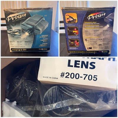 Artograph Prism 225-090 Art Projector w/ 200-705 Lens Black New Sealed