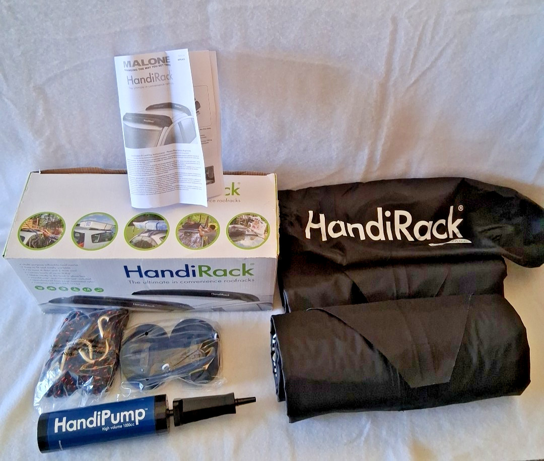 HandiRack Soft Universal Inflatable Hauling Roof Rack Bars System w/ Tie Downs