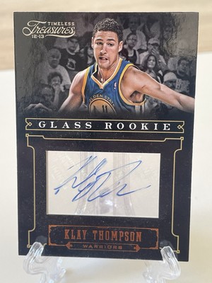 2012 Timeless Treasures Glass Rookie Klay Thompson Auto /499 #209 RCA