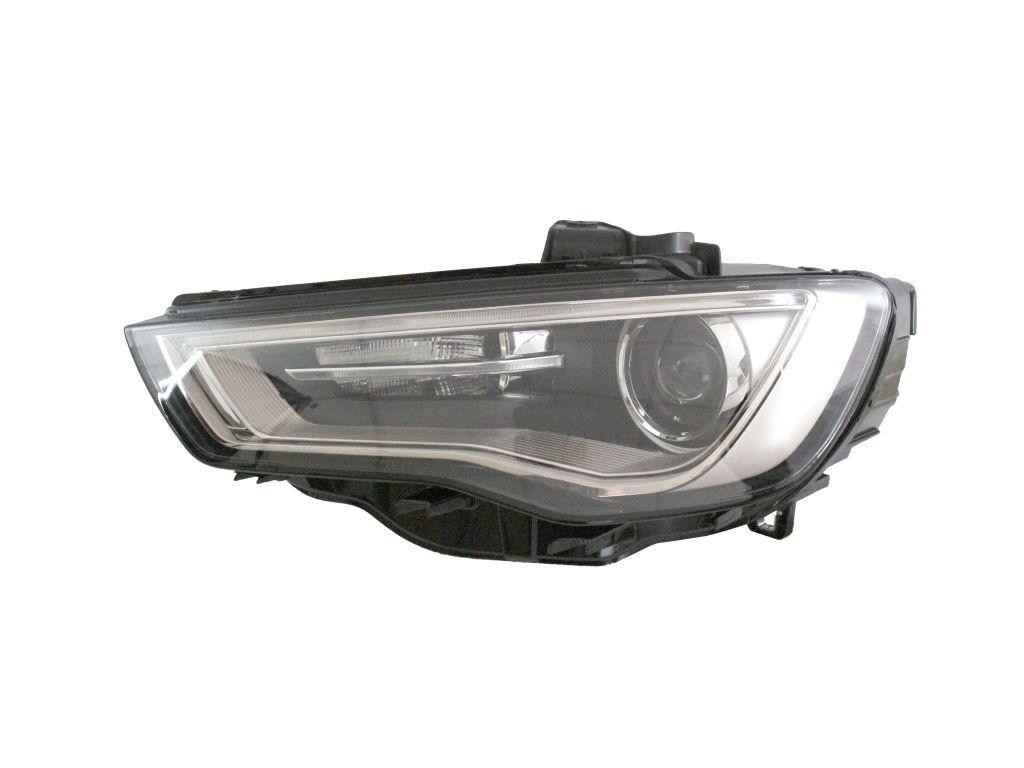 ABAKUS Headlight 446-1147LMLEHM7 Left For Audi, Without Bulb/Socket, LWR Motor