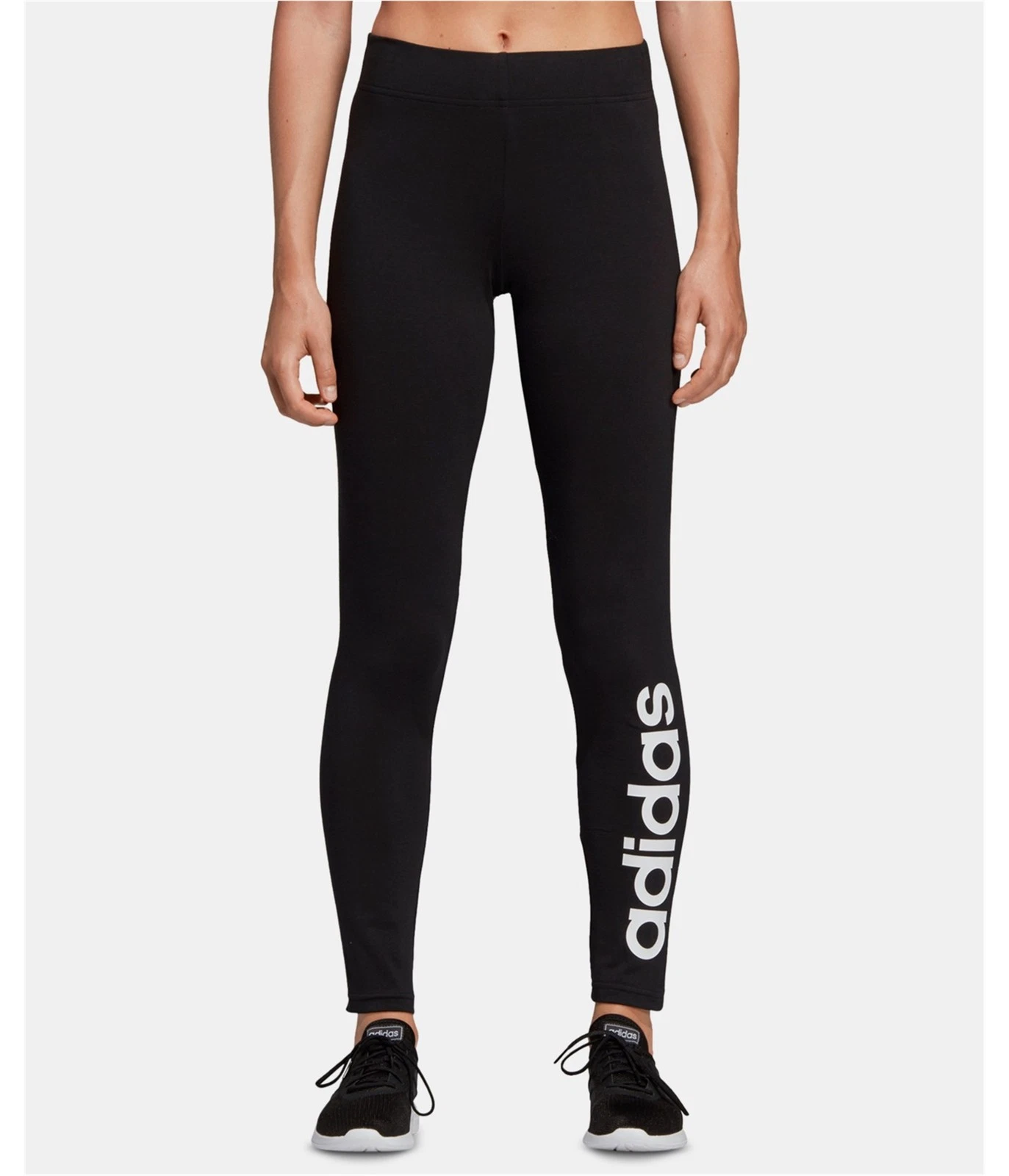 Adidas Donna Essentials Pantaloni Sportivi a Compressione Lineare Nero M