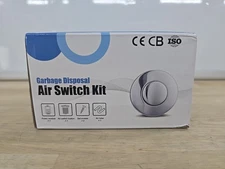 Cleesink Garbage Disposal Air Switch Kit Brushed Long Nickel Stainless Steel