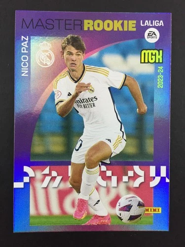 Nico Paz Rookie RC Card Panini La Liga 2023 2024 24 Megacracks #514 / Master