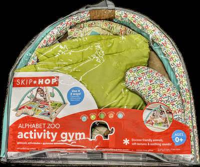 Skip Hop Alphabet Zoo Activity Gym For Ages 0+ Baby Play Mat New