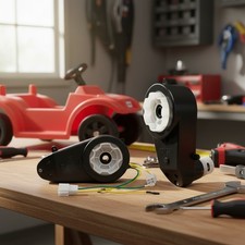 2Pcs Electric Motor Gearbox Powered for Kids Ride On Toys Car,RS550 12V/RS555...
