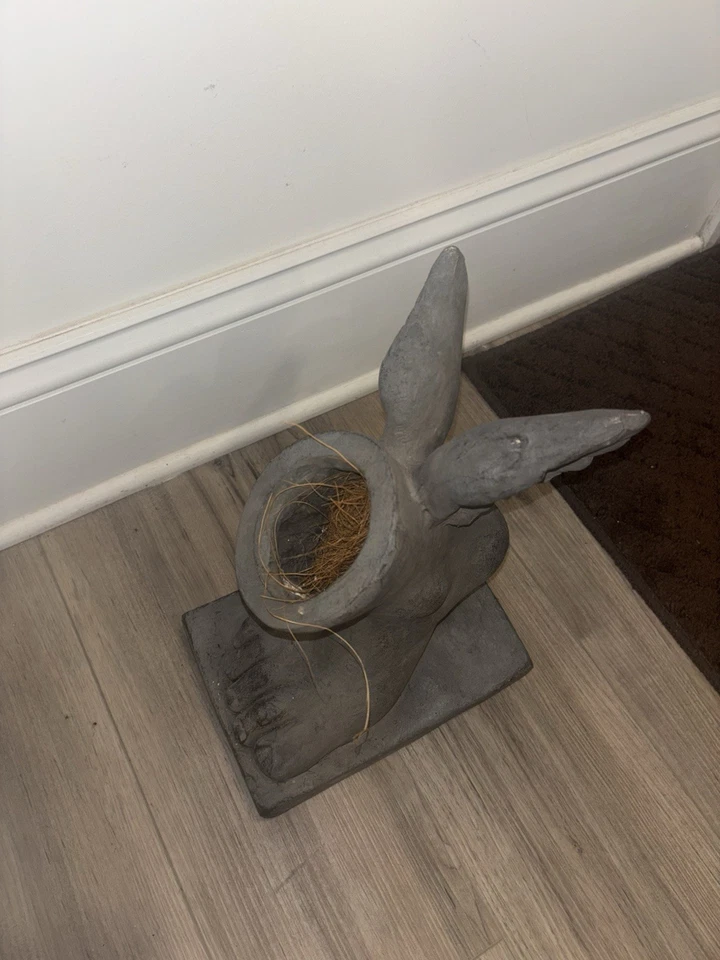 Vaso escultural design Toscano asas de mercúrio mensageiro romano deus plantador - Imagem 3 de 4