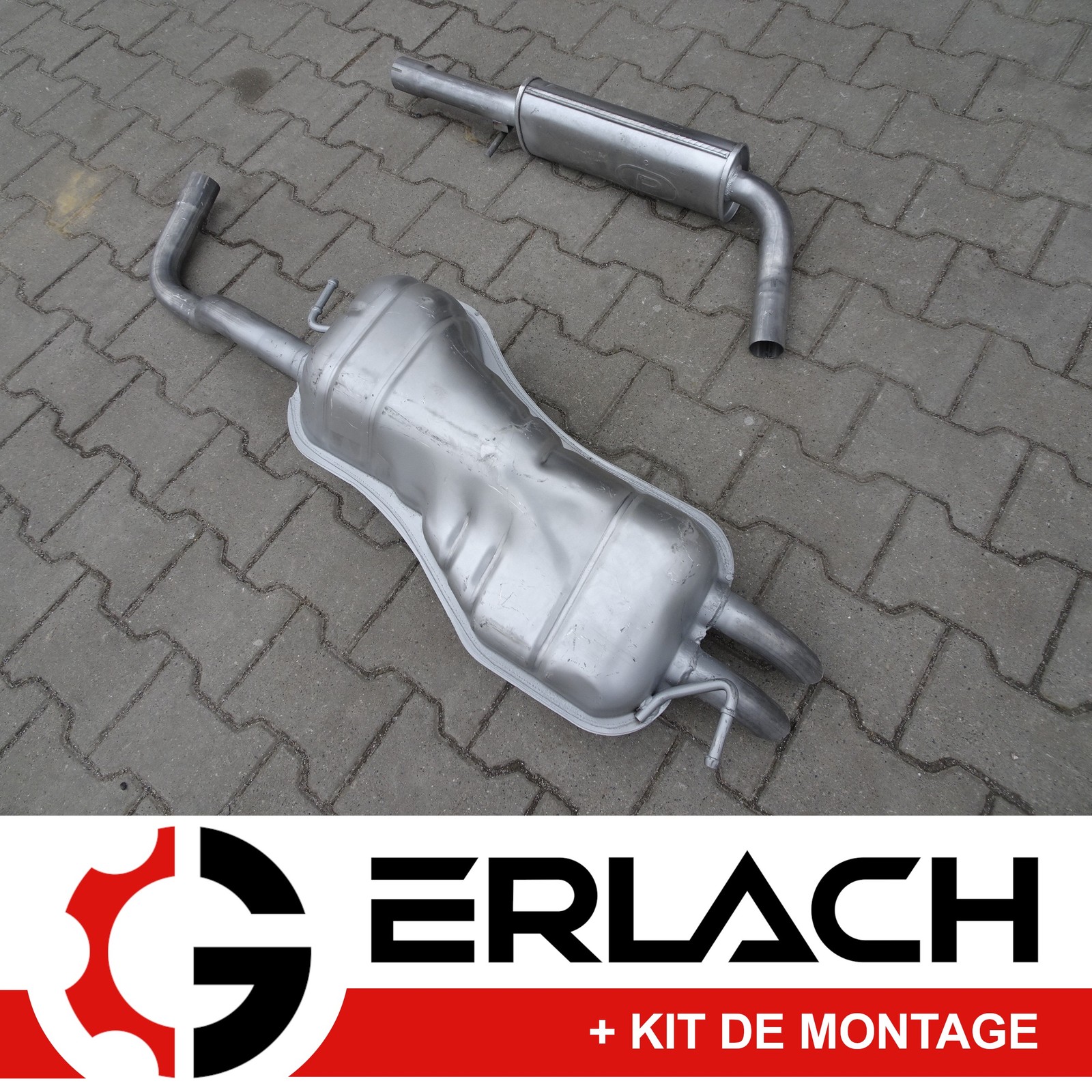 Silencieux d'échappement Golf IV Audi A3 Beetle pot de rechange 1.6 1.8 2.0